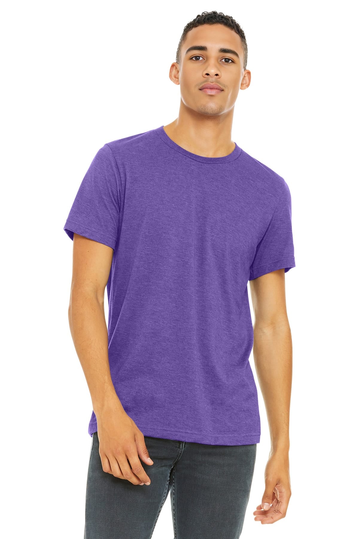 Bella Canvas BC3001CVC XS / Heather Team Purple 3001CVC Unisex Heather CVC T-Shirt