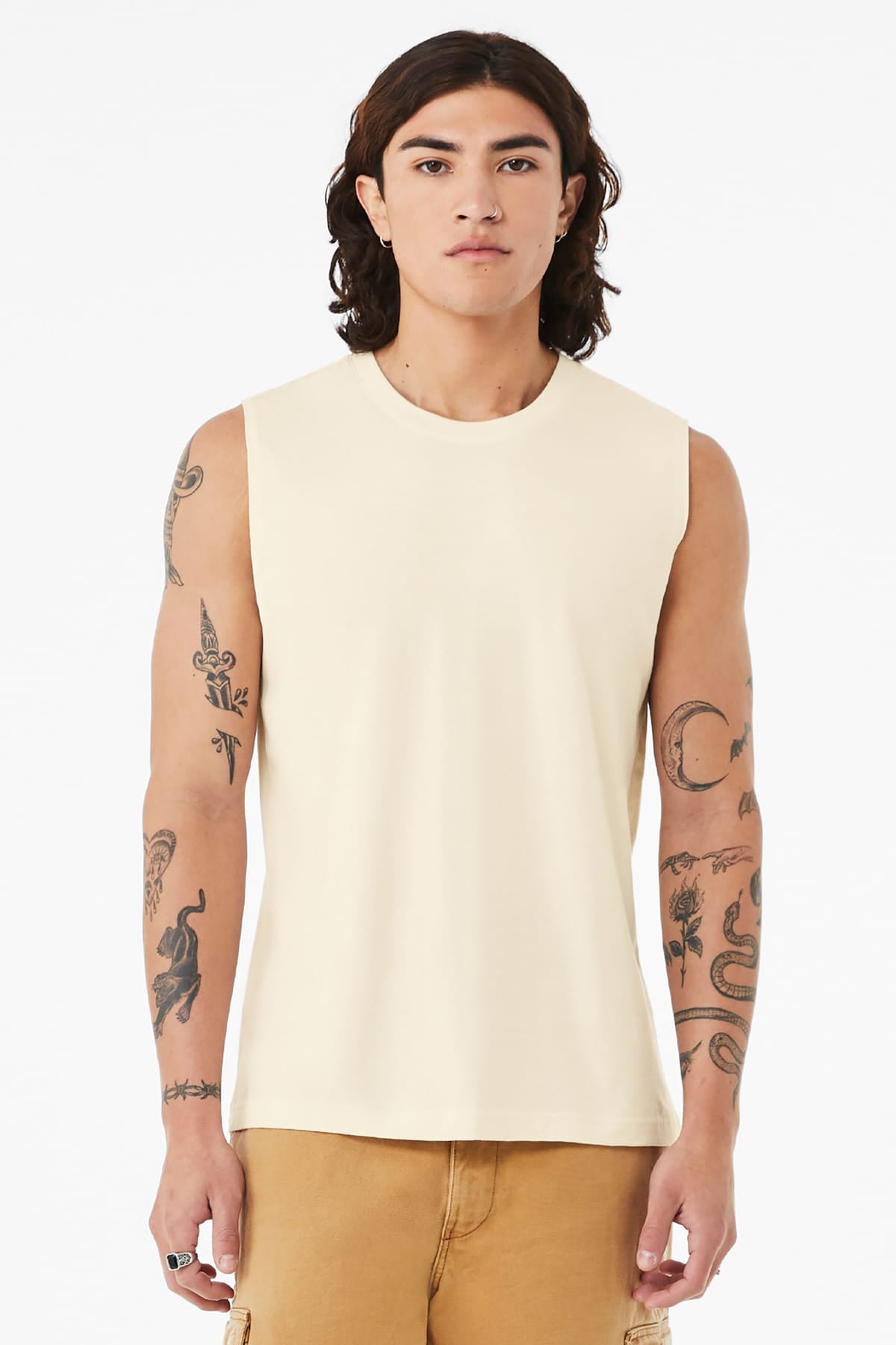 Bella + Canvas BC3483 XS / Natural BELLA+CANVAS BC3483 Unisex Jersey Muscle Tank