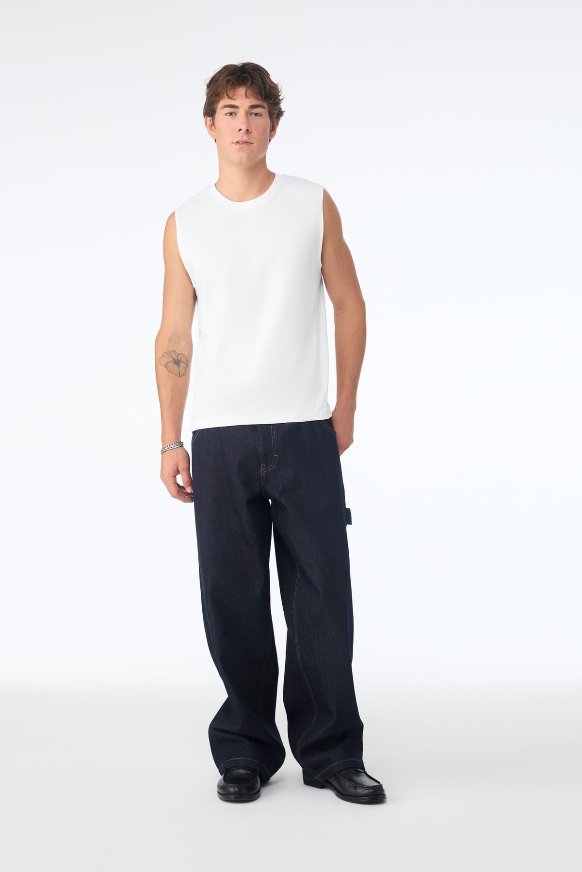 Bella + Canvas BC3483 XS / White BELLA+CANVAS BC3483 Unisex Jersey Muscle Tank