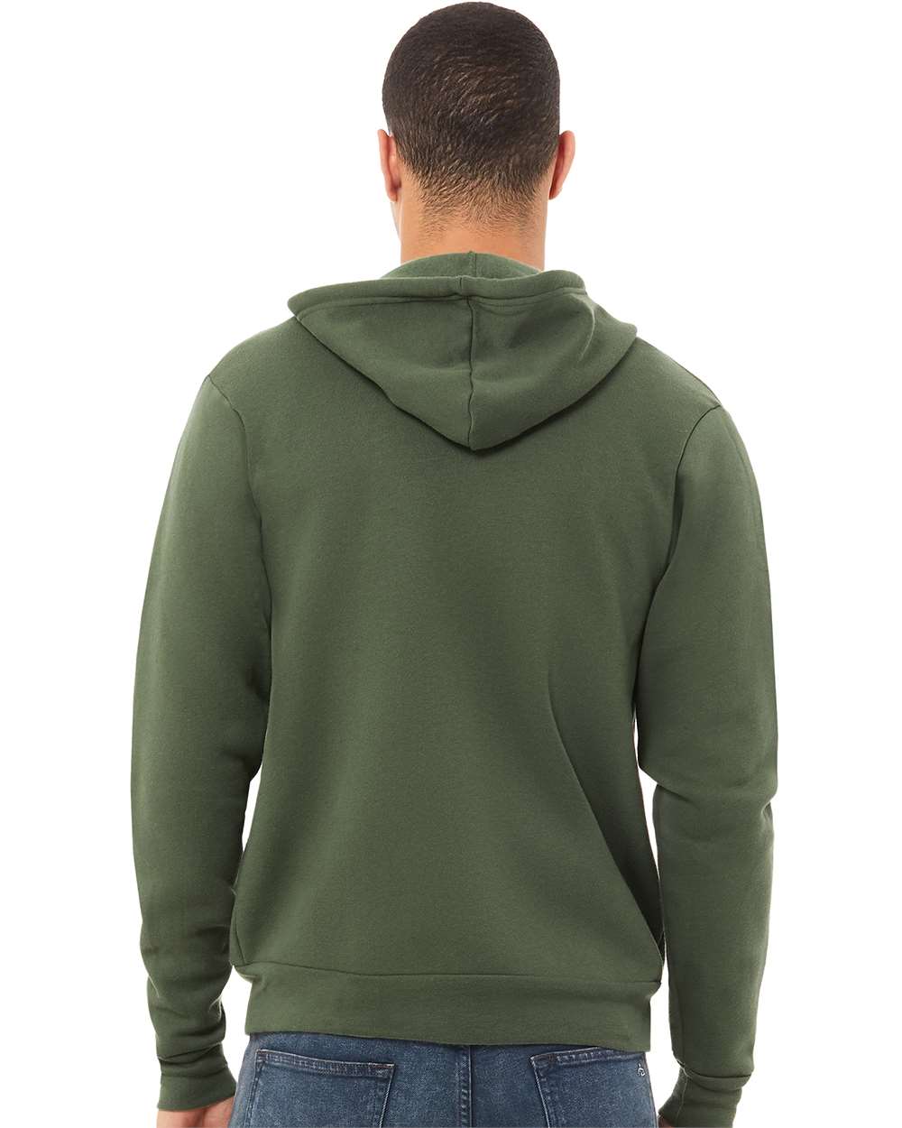 BELLA + CANVAS Fleece - Premium - Hood BELLA + CANVAS 3739 Unisex Sponge Fleece Full-Zip Hoodie Sweatshirt