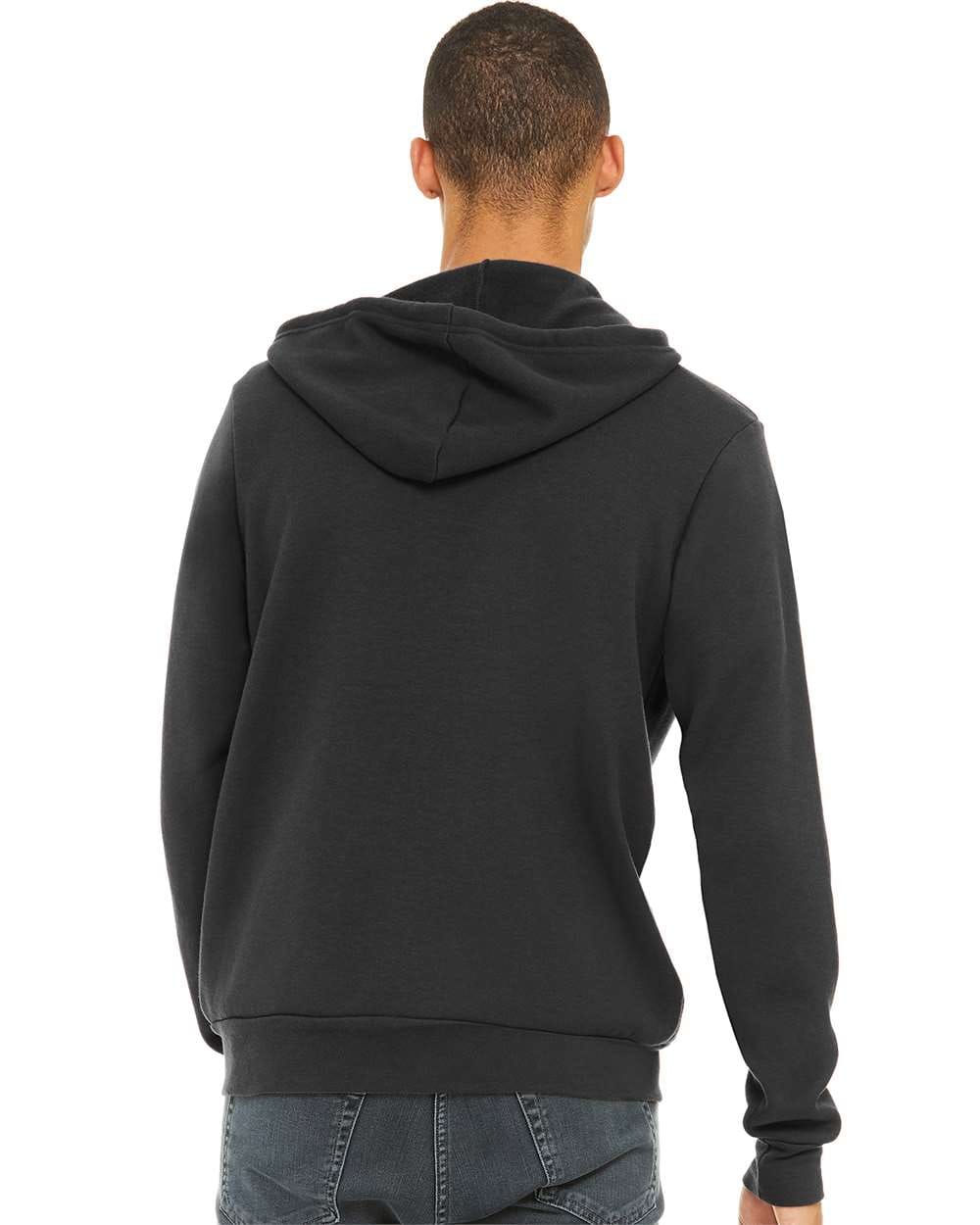 BELLA + CANVAS Fleece - Premium - Hood BELLA + CANVAS 3739 Unisex Sponge Fleece Full-Zip Hoodie Sweatshirt