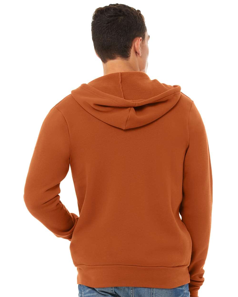 BELLA + CANVAS Fleece - Premium - Hood BELLA + CANVAS 3739 Unisex Sponge Fleece Full-Zip Hoodie Sweatshirt