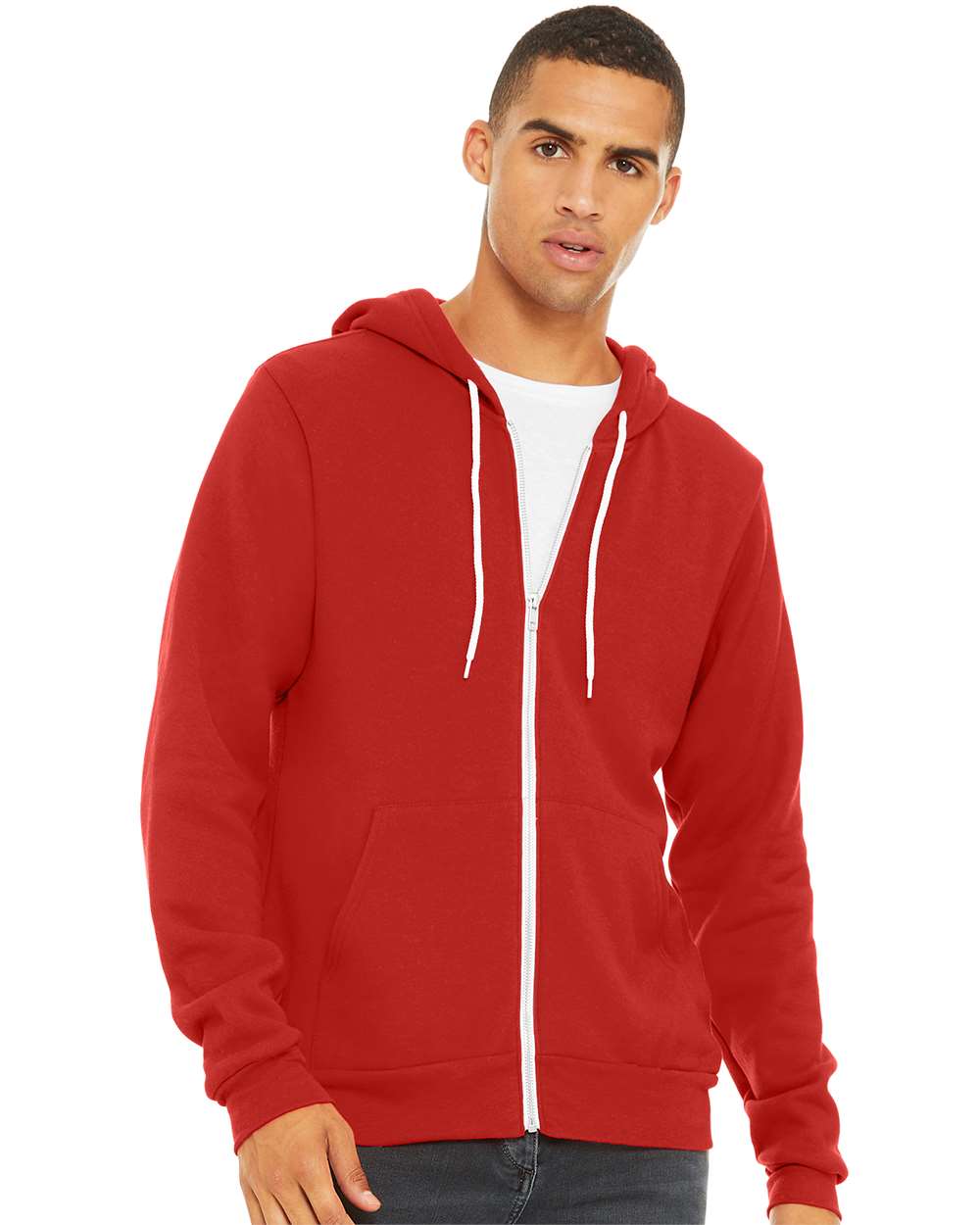 BELLA + CANVAS Fleece - Premium - Hood BELLA + CANVAS 3739 Unisex Sponge Fleece Full-Zip Hoodie Sweatshirt