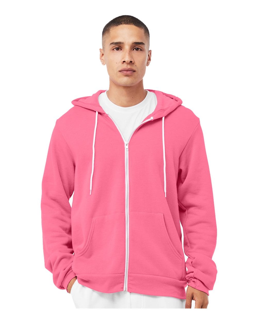 BELLA + CANVAS Fleece - Premium - Hood BELLA + CANVAS 3739 Unisex Sponge Fleece Full-Zip Hoodie Sweatshirt