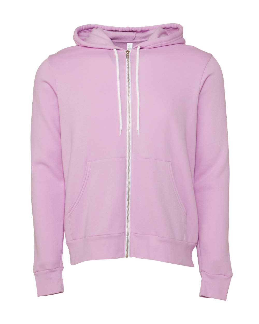 BELLA + CANVAS Fleece - Premium - Hood XS / Lilac BELLA + CANVAS 3739 Unisex Sponge Fleece Full-Zip Hoodie Sweatshirt