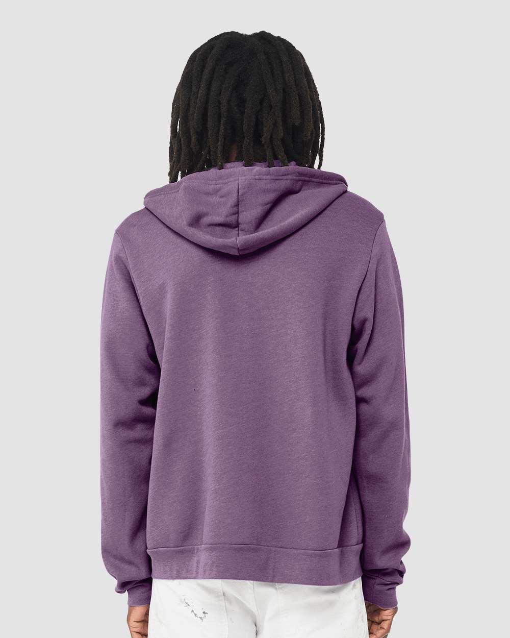 Bella Canvas Hoodie Bella+Canvas 3739 Unisex Sponge Fleece Full-Zip Hoodie Sweatshirt