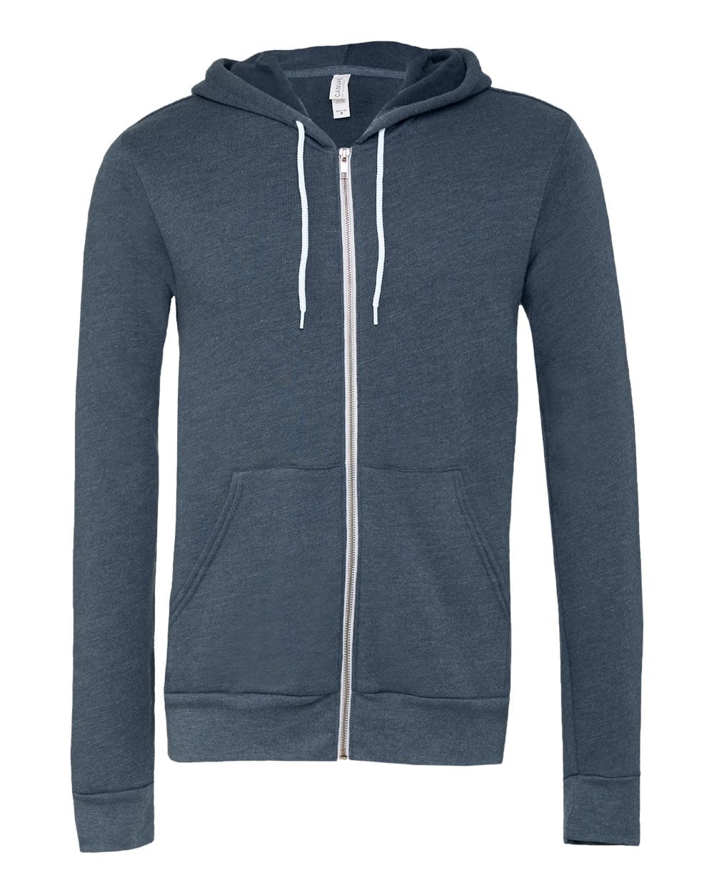 Bella Canvas Hoodie Bella+Canvas 3739 Unisex Sponge Fleece Full-Zip Hoodie Sweatshirt