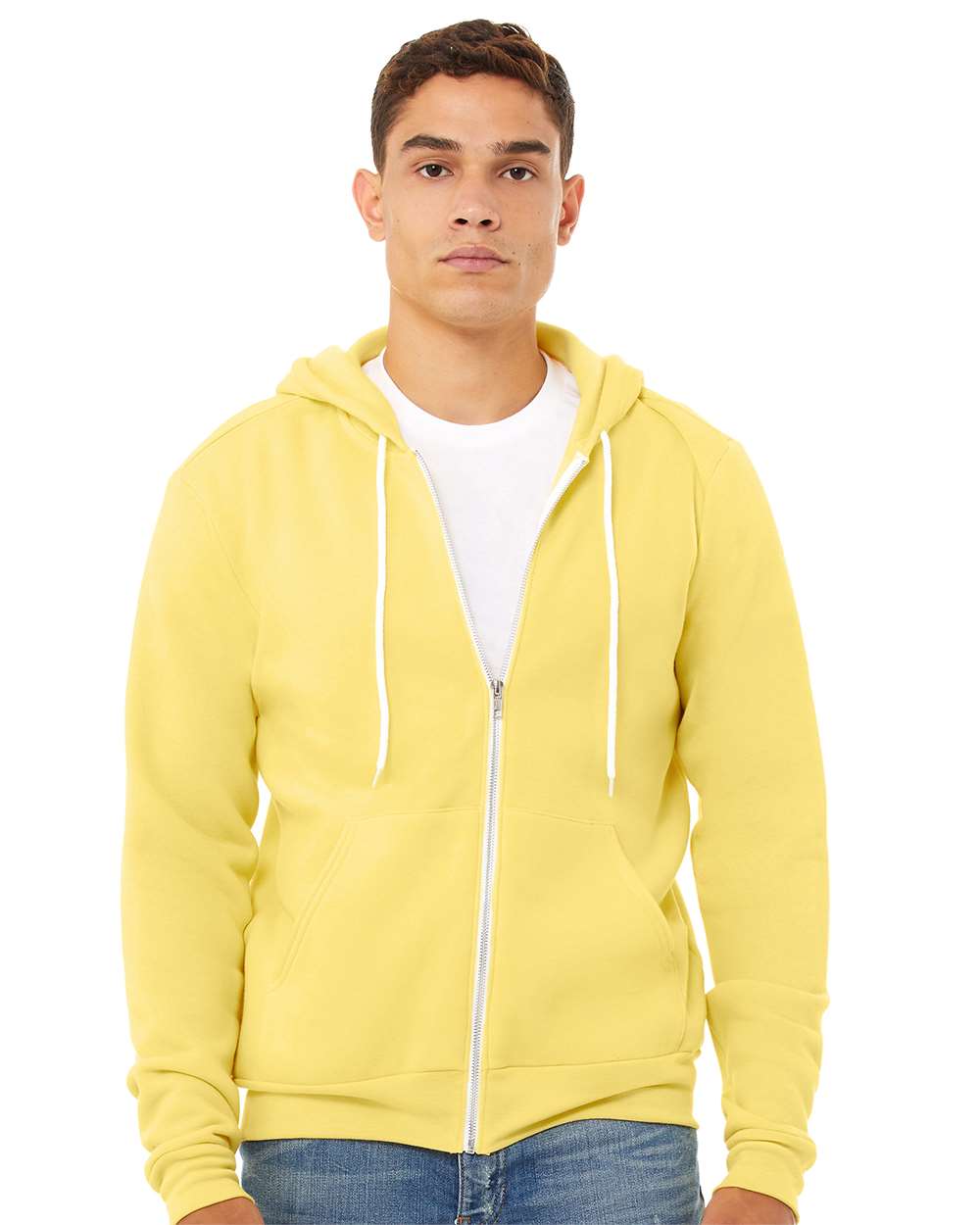 Bella Canvas Hoodie Bella+Canvas 3739 Unisex Sponge Fleece Full-Zip Hoodie Sweatshirt