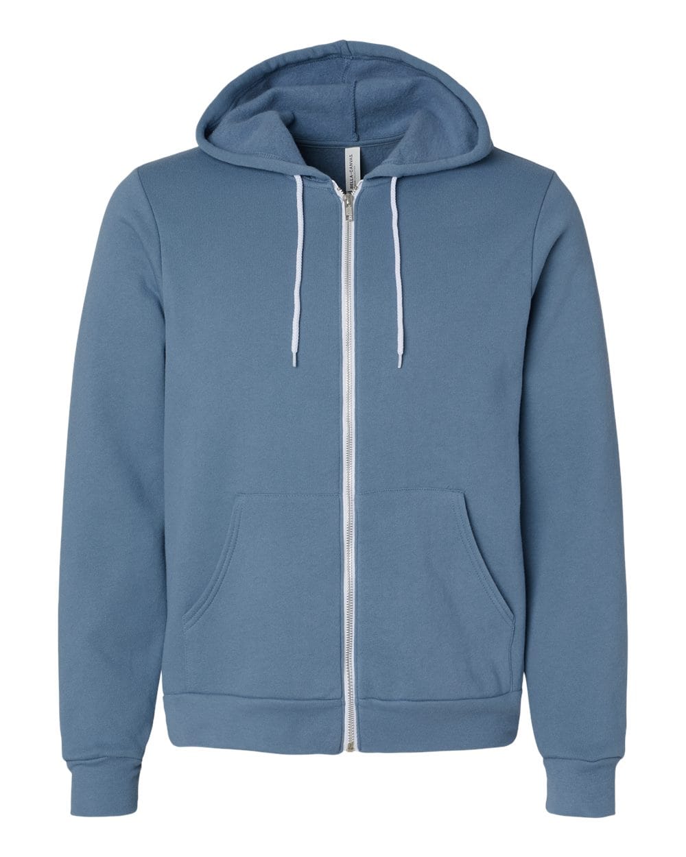 Bella Canvas Hoodie XS / Steel Blue Bella+Canvas 3739 Unisex Sponge Fleece Full-Zip Hoodie Sweatshirt