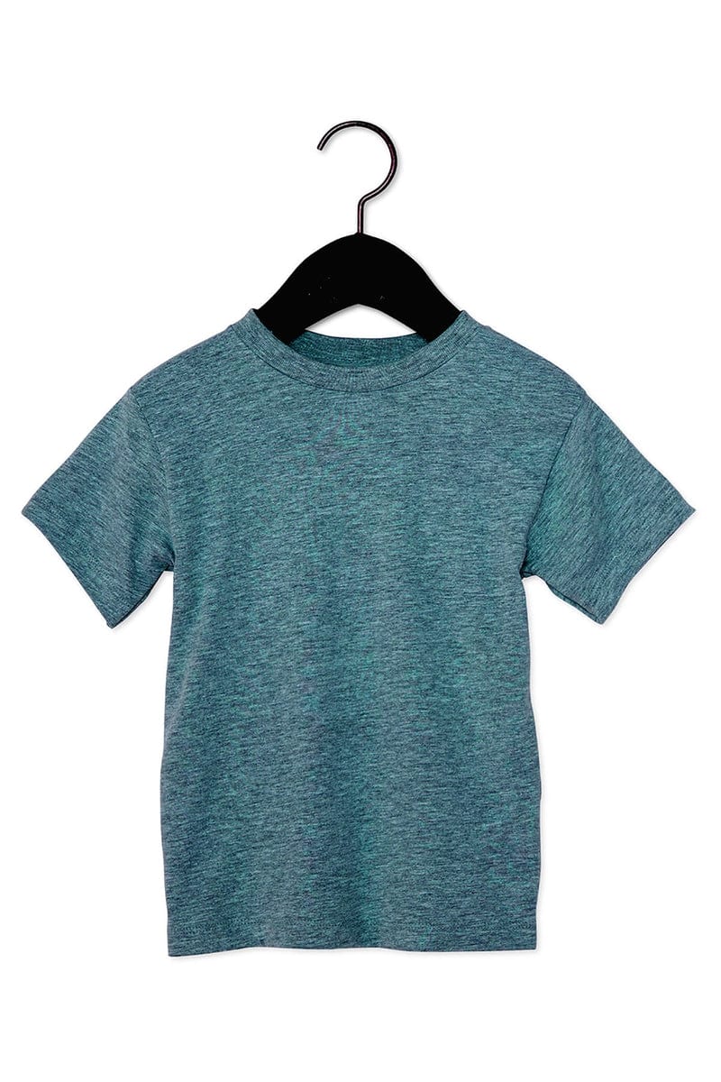 Bella Canvas Infant/Toddler 2T / Hthr Deep Teal Bella + Canvas 3001T: Wholesale Toddler T-Shirts
