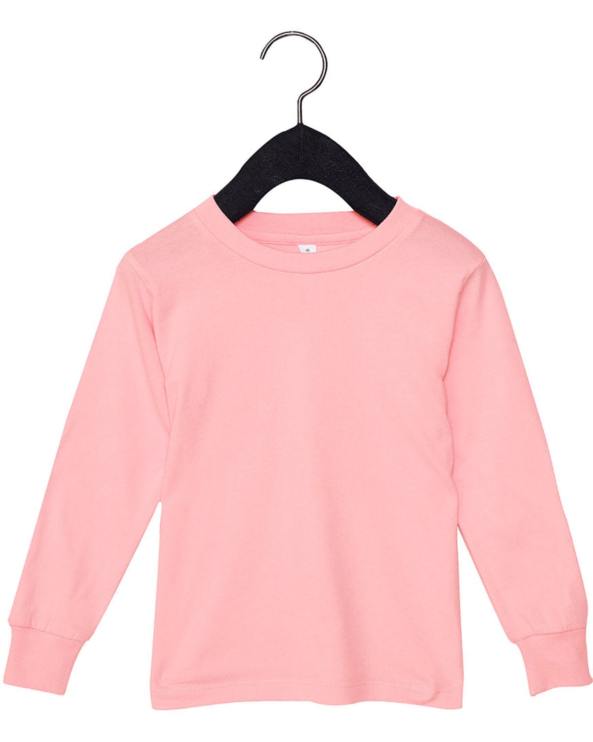 Bella Canvas Infant/Toddler 2T / Pink Bella+Canvas 3501T: Youth Toddler Jersey Long Sleeve T-Shirt