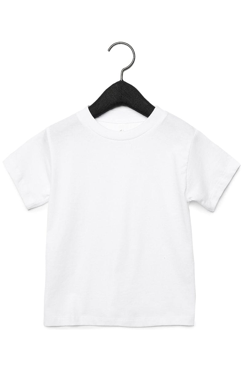 Bella Canvas Infant/Toddler 2T / White Bella + Canvas 3001T: Wholesale Toddler T-Shirts
