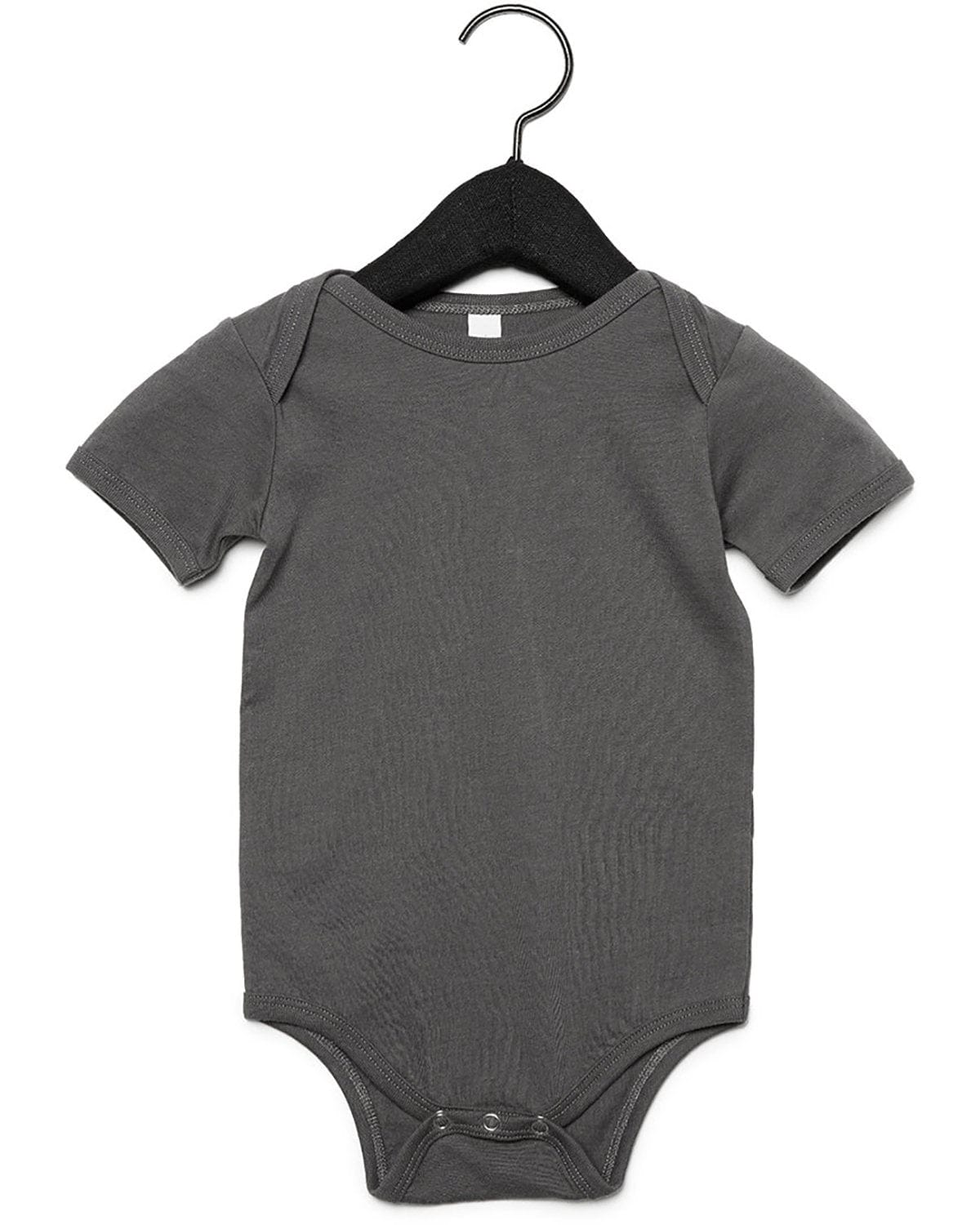 Bella Canvas Infant/Toddler 3-6MOS / Asphalt Bella+Canvas 100B: Infant Jersey One Piece