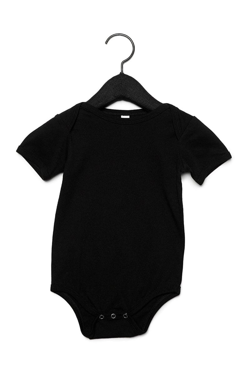 Bella Canvas Infant/Toddler 3-6MOS / Black Bella+Canvas 100B: Infant Jersey One Piece