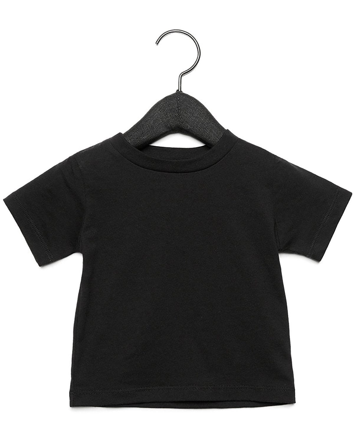 Bella Canvas Infant/Toddler 3-6MOS / Black Bella + Canvas 3001B: Infant Short Sleeve T-Shirt