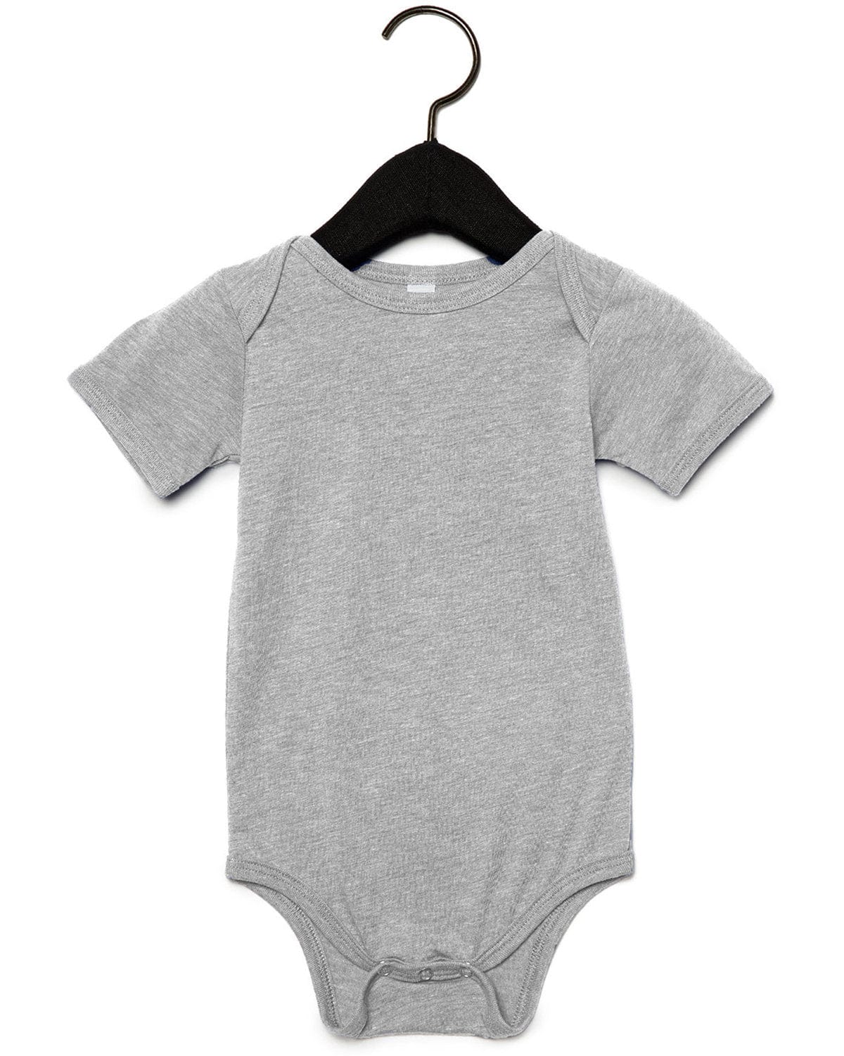 Bella Canvas Infant/Toddler 3-6MOS / Grey Triblend Bella + Canvas 134B: Infant Triblend Short Sleeve One-Piece