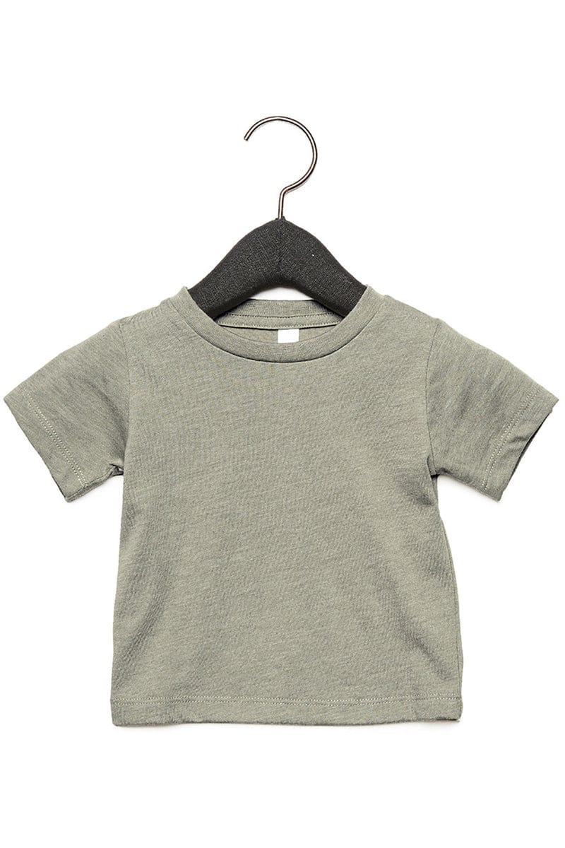 Bella Canvas Infant/Toddler 3-6MOS / Heather Stone Bella + Canvas 3001B: Infant Short Sleeve T-Shirt