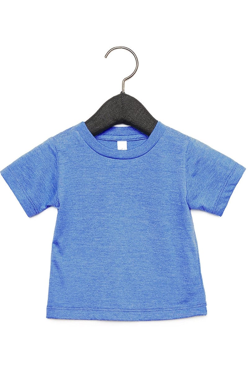 Bella Canvas Infant/Toddler 3-6MOS / Hthr Colum Blue Bella + Canvas 3001B: Infant Short Sleeve T-Shirt