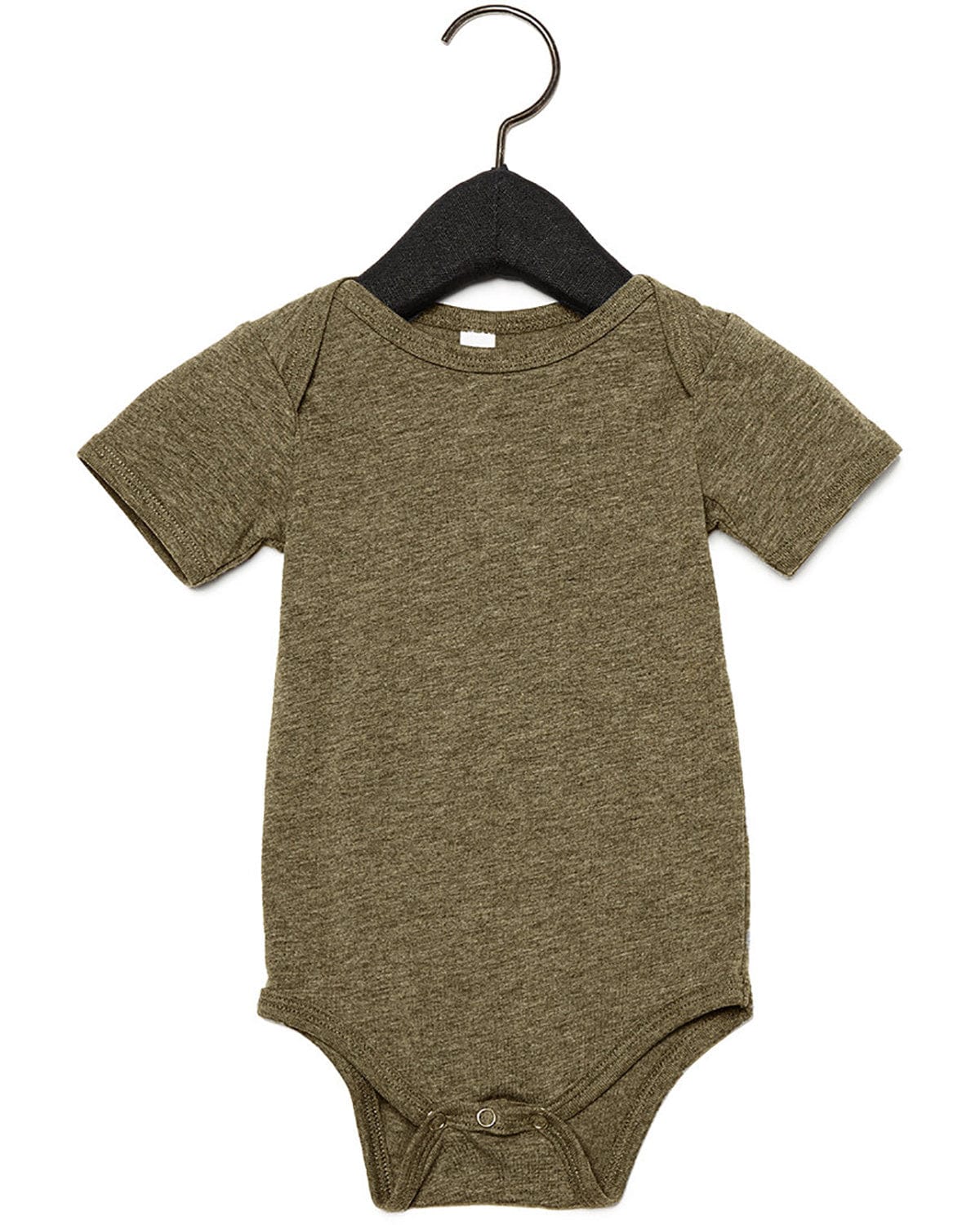 Bella Canvas Infant/Toddler 3-6MOS / Olive Triblend Bella + Canvas 134B: Infant Triblend Short Sleeve One-Piece