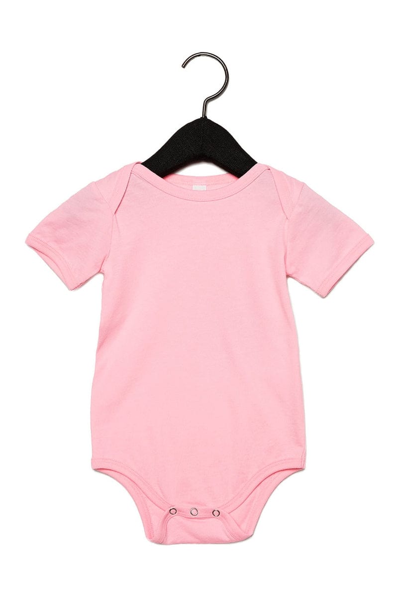 Bella Canvas Infant/Toddler 3-6MOS / Pink Bella+Canvas 100B: Infant Jersey One Piece