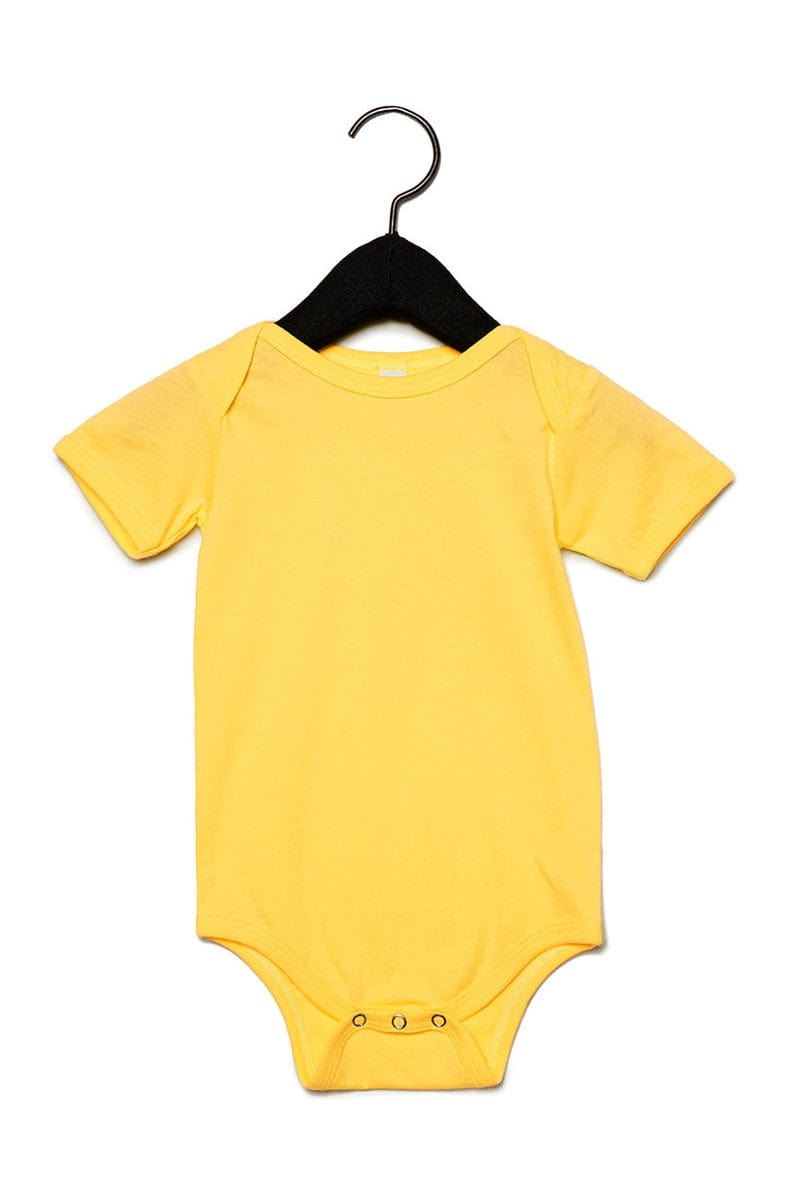 Bella Canvas Infant/Toddler 3-6MOS / Yellow Bella+Canvas 100B: Infant Jersey One Piece