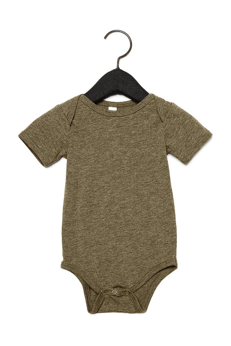 Bella Canvas Infant/Toddler Bella + Canvas 134B: Infant Triblend Short Sleeve One-Piece
