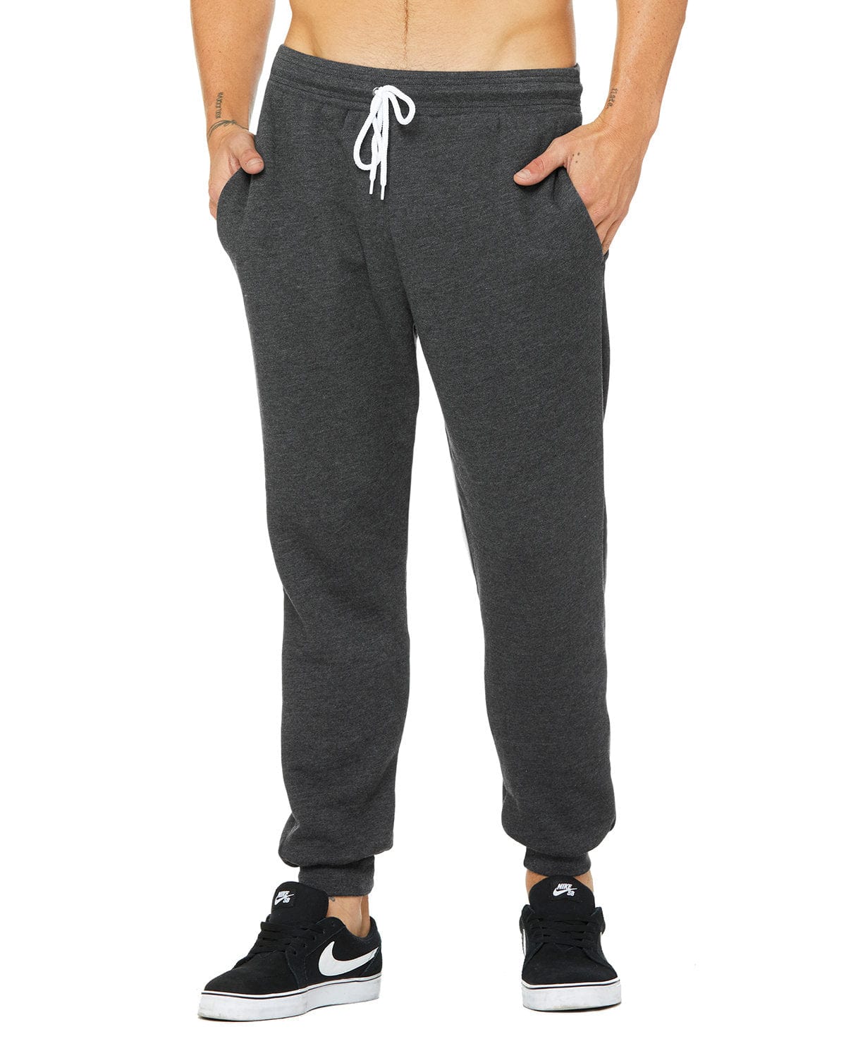 Bella Canvas Pants XS / Dark Gry Heather Bella+Canvas 3727: Unisex Jogger Sweatpant