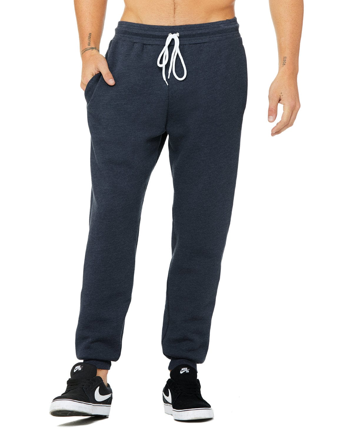 Bella Canvas Pants XS / Heather Navy Bella+Canvas 3727: Unisex Jogger Sweatpant