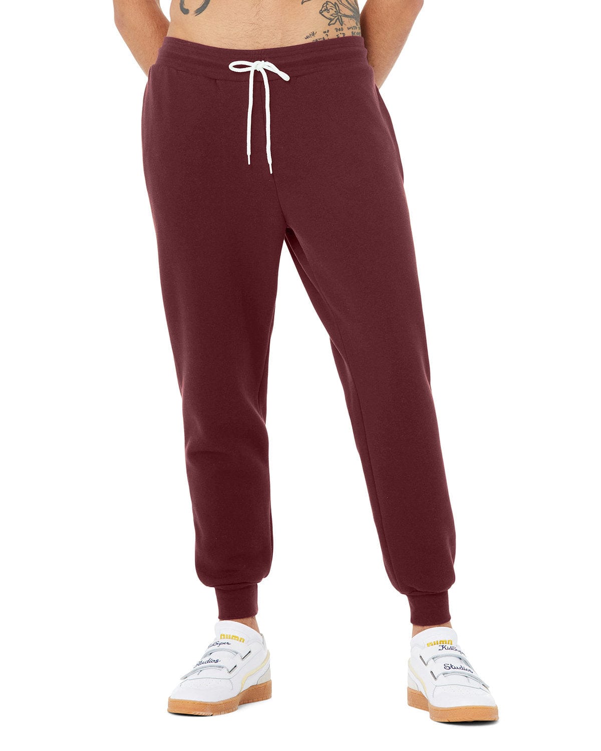 Bella Canvas Pants XS / Maroon Bella+Canvas 3727: Unisex Jogger Sweatpant