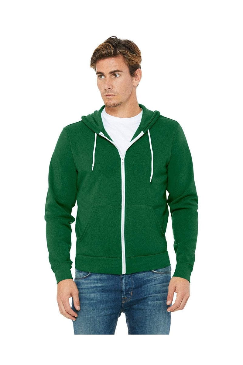Bella Canvas Sweatshirts/Fleece Bella+Canvas 3739: Unisex Poly-Cotton Fleece Full-Zip Hoodies