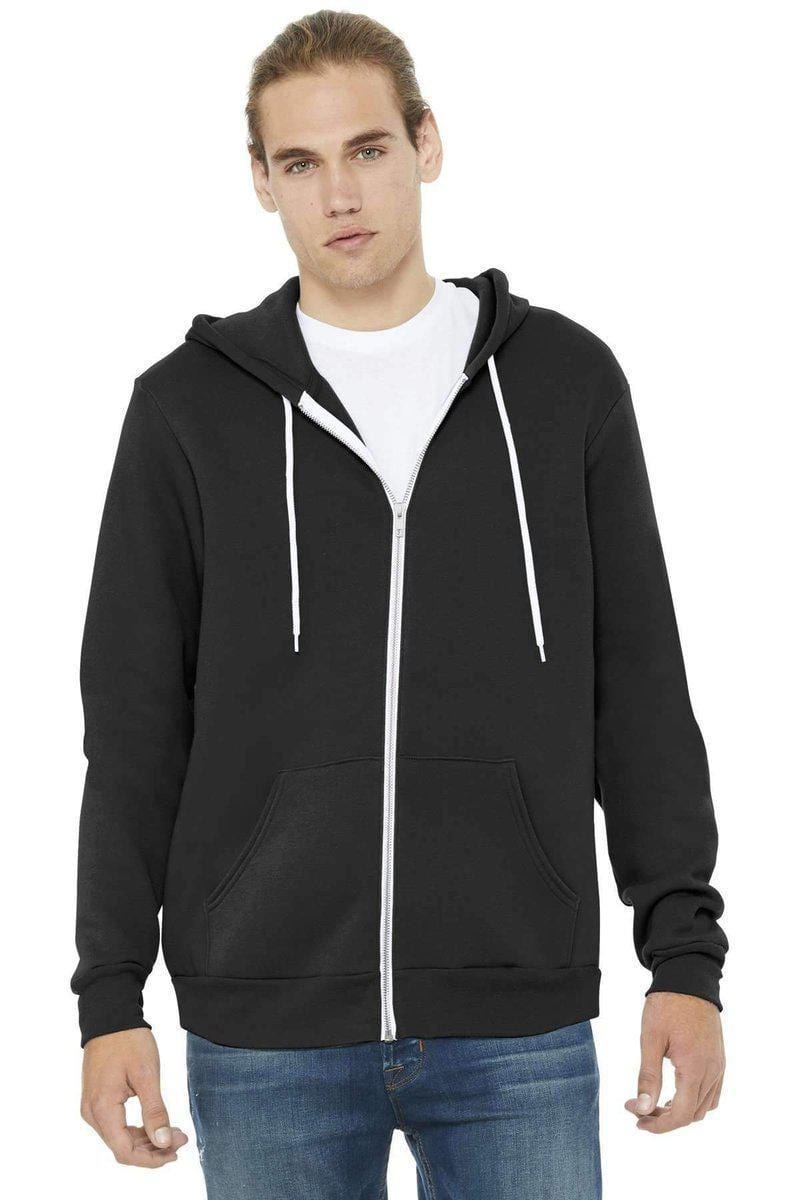 Bella Canvas Sweatshirts/Fleece Bella+Canvas 3739: Unisex Sponge Fleece Full-Zip Hoodie