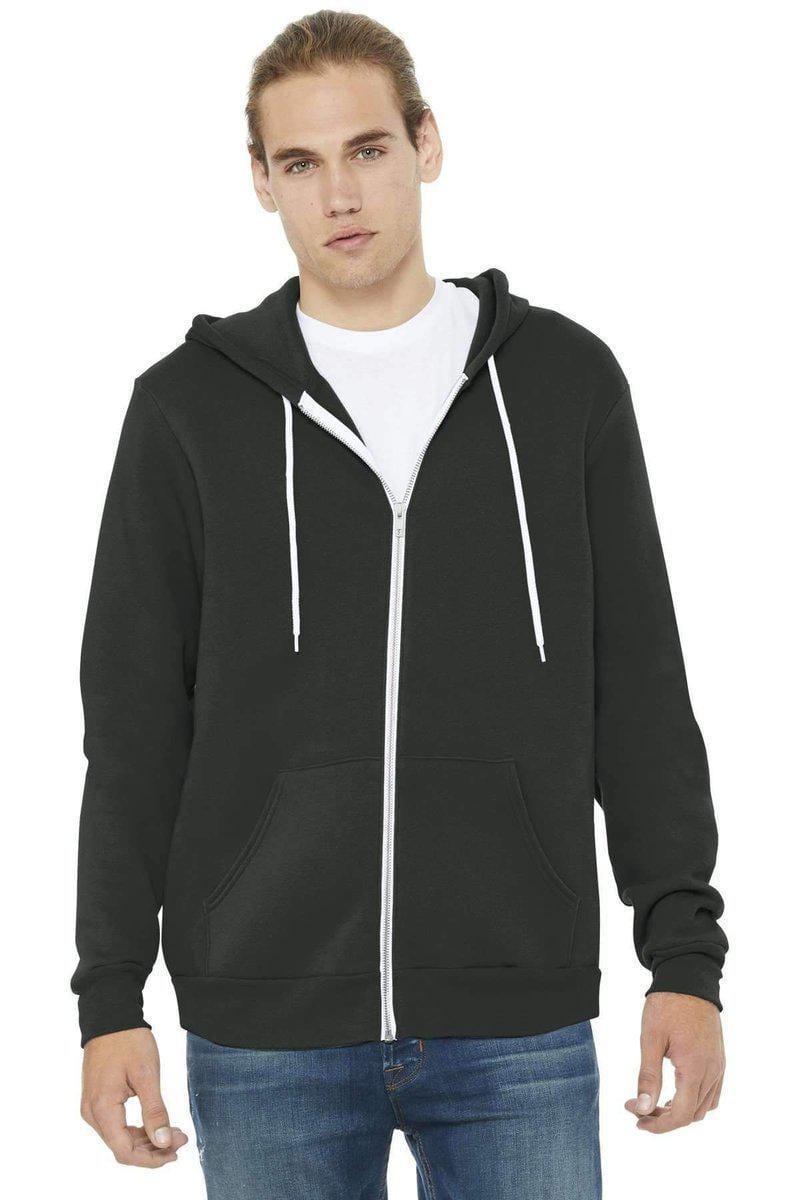Bella Canvas Sweatshirts/Fleece Bella+Canvas 3739: Unisex Sponge Fleece Full-Zip Hoodie