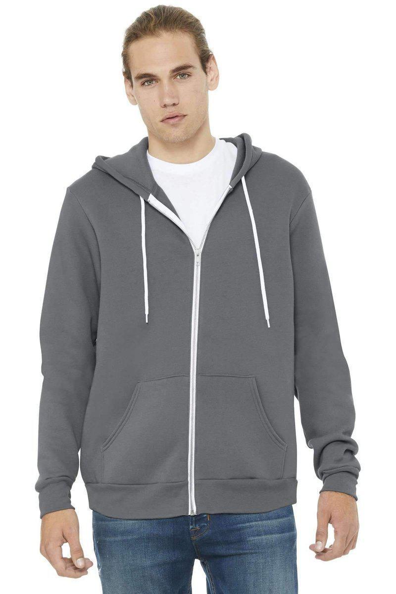 Bella Canvas Sweatshirts/Fleece Bella+Canvas 3739: Unisex Sponge Fleece Full-Zip Hoodie
