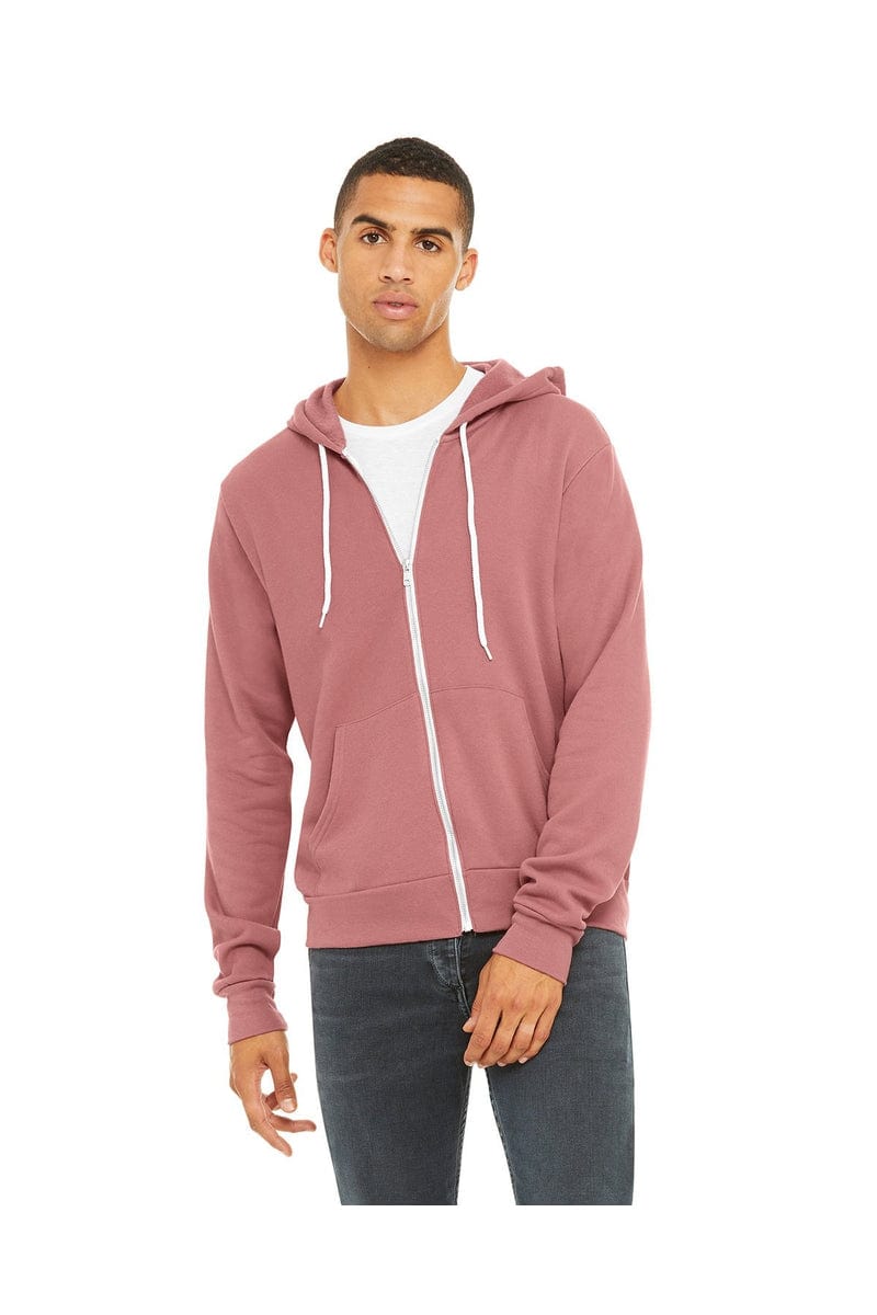 Bella Canvas Sweatshirts/Fleece Bella+Canvas 3739: Unisex Sponge Fleece Full-Zip Hoodie