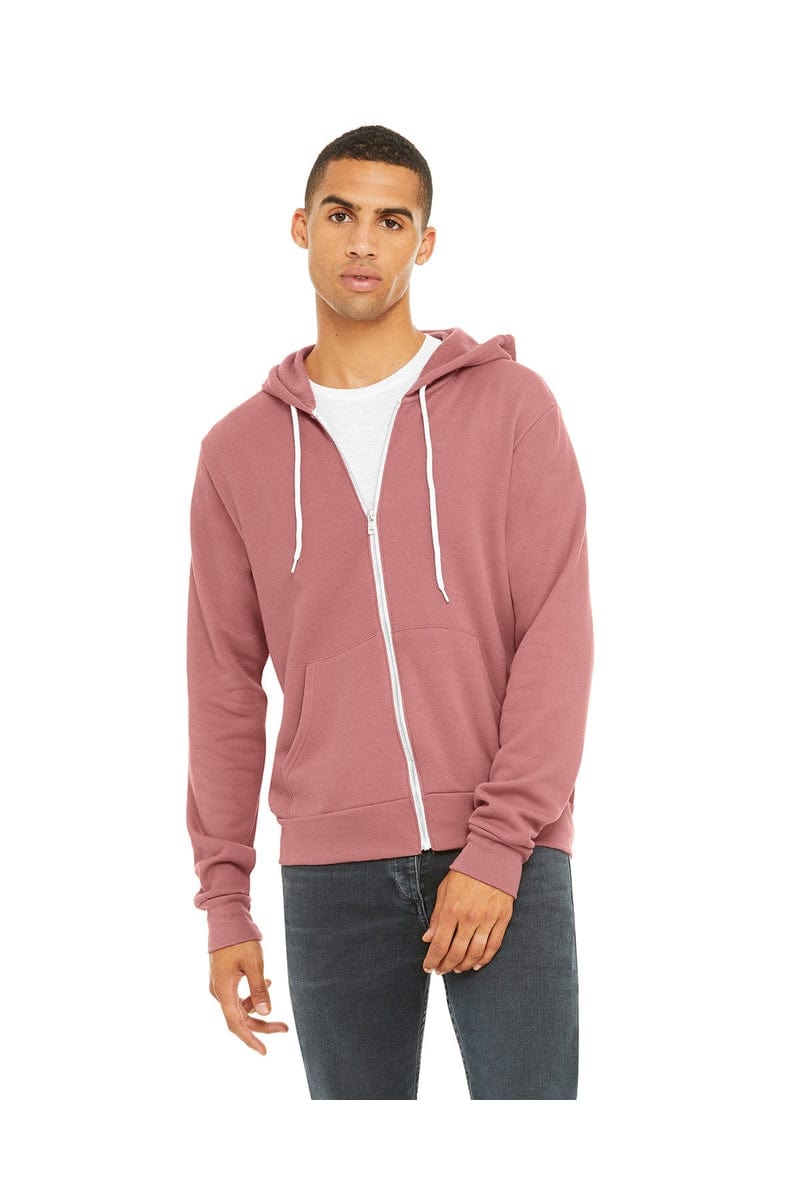 Bella Canvas Sweatshirts/Fleece Bella+Canvas 3739: Unisex Sponge Fleece Full-Zip Hoodie