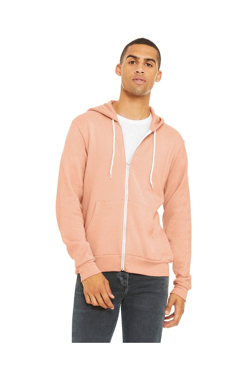 Bella Canvas Sweatshirts/Fleece Bella+Canvas 3739: Unisex Sponge Fleece Full-Zip Hoodie