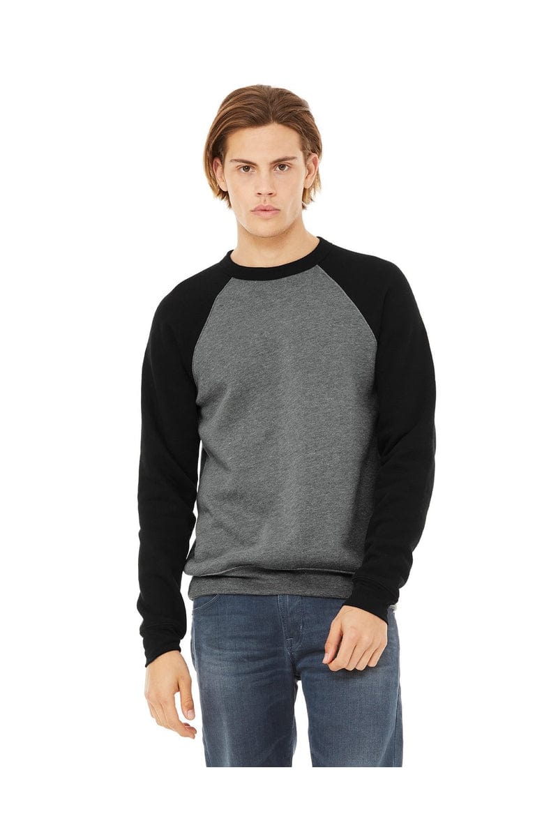 Bella Canvas Sweatshirts/Fleece Bella+Canvas 3901: Unisex Sponge Fleece Raglan Sweatshirt