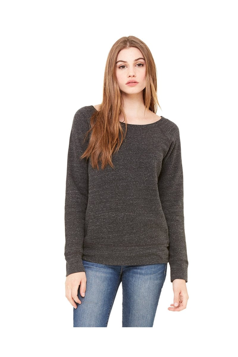 Bella Canvas Sweatshirts/Fleece Bella+Canvas 7501: Ladies' Sponge Fleece Wide Neck Sweatshirt