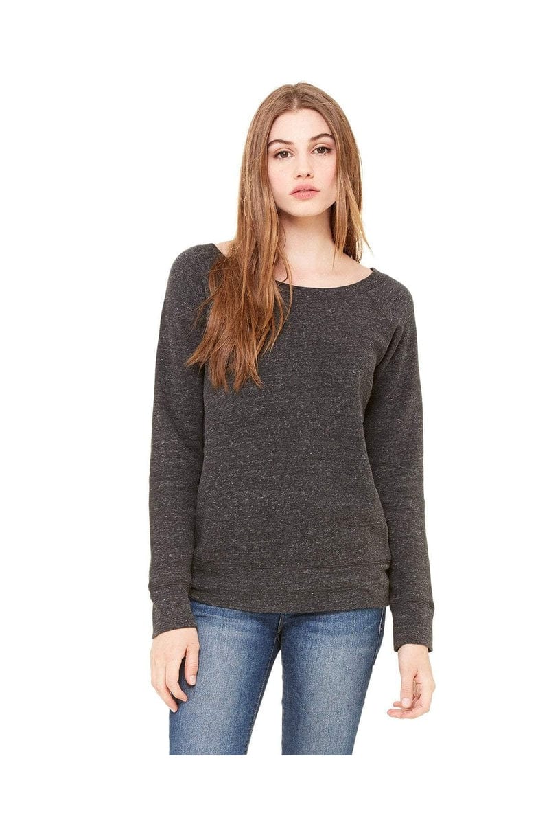 Bella Canvas Sweatshirts/Fleece Bella+Canvas 7501: Women's Sponge Fleece Wide-Neck Sweatshirt