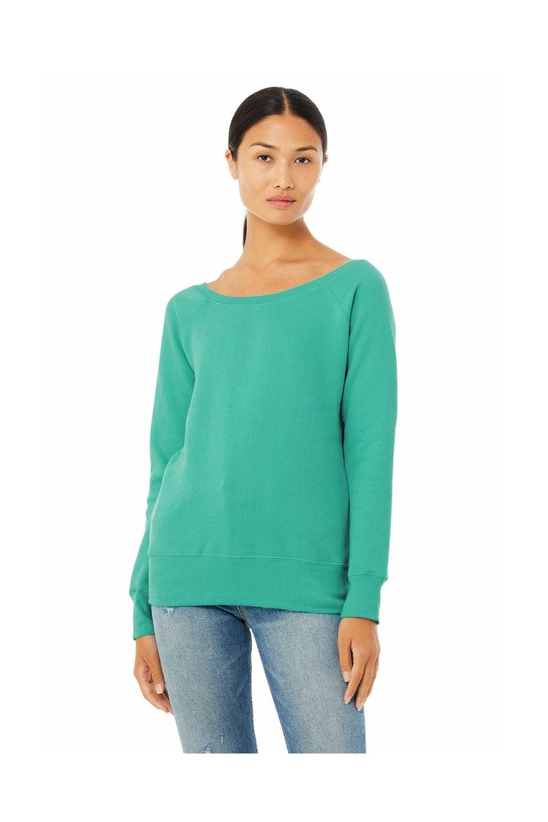 Bella Canvas Sweatshirts/Fleece Bella+Canvas 7501: Women's Sponge Fleece Wide-Neck Sweatshirt