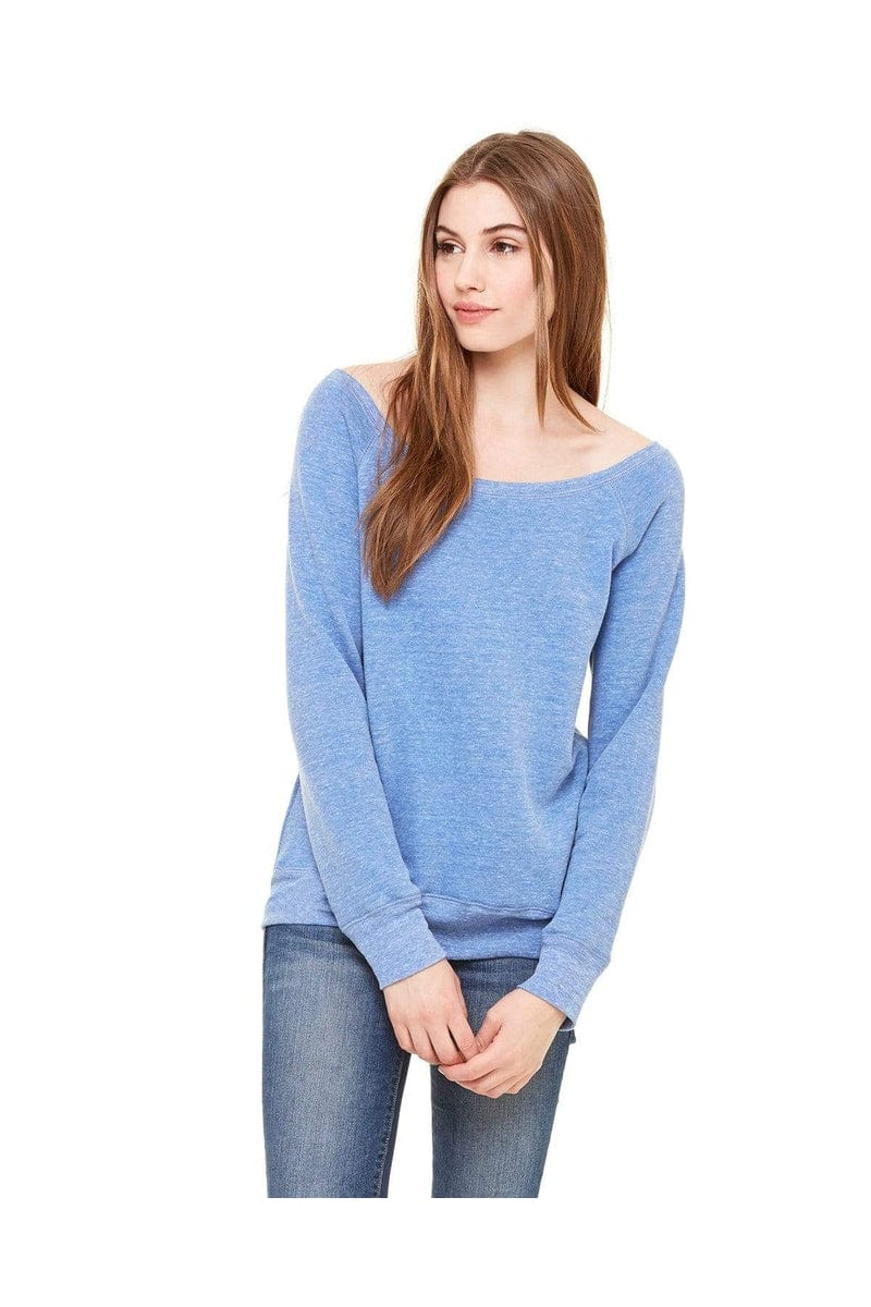 Bella+Canvas 7501: Women's Sponge Fleece Wide-Neck Sweatshirt