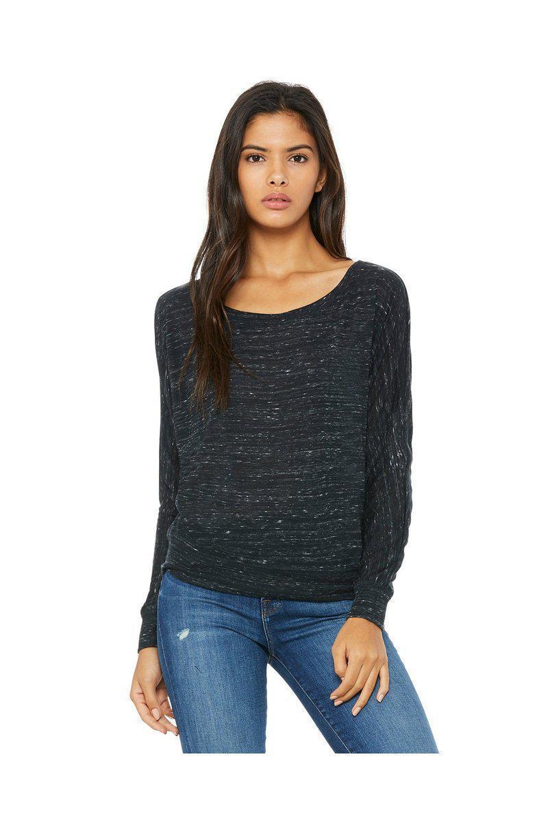 Bella Canvas Sweatshirts/Fleece Bella + Canvas 8850: Ladies Flowy Long Sleeve Off Shoulder T-Shirt