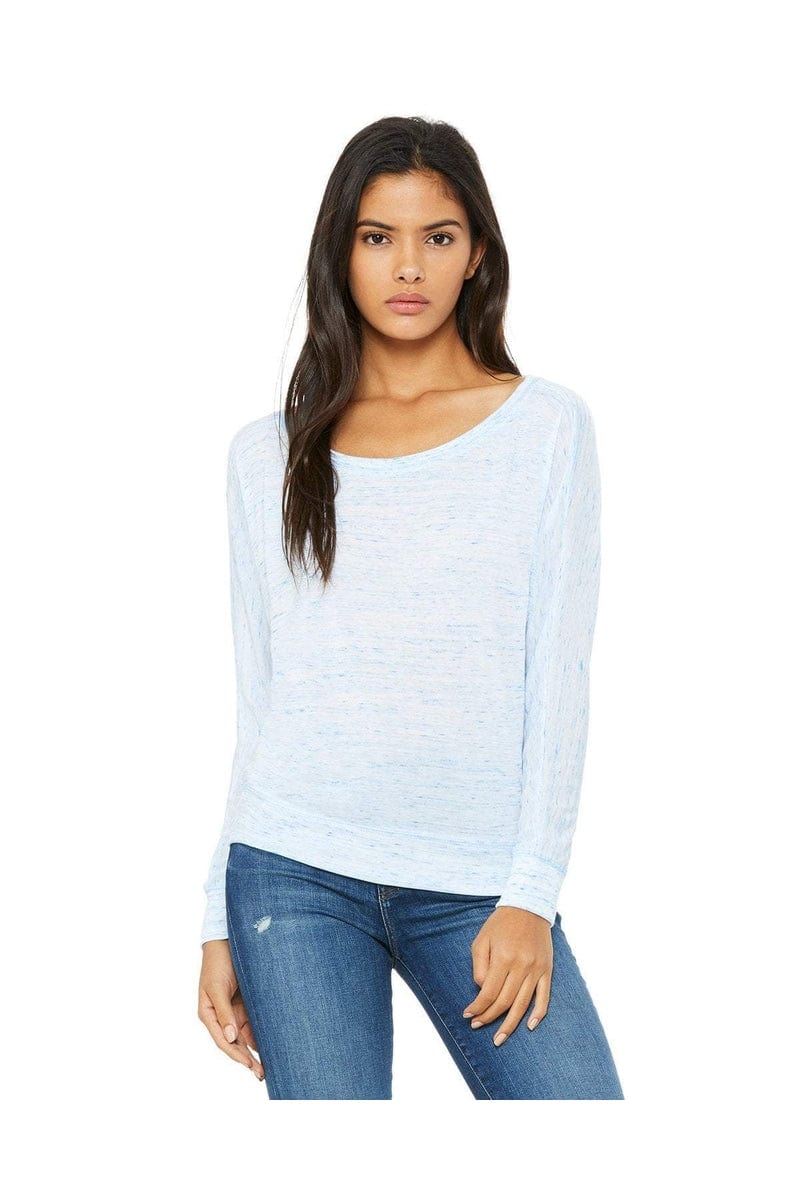 Bella Canvas Sweatshirts/Fleece Bella + Canvas 8850: Ladies Flowy Long Sleeve Off Shoulder T-Shirt