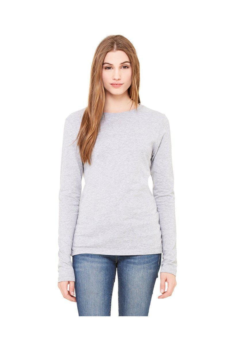 Bella Canvas Sweatshirts/Fleece Bella + Canvas B6500: Ladies' Jersey Long Sleeve T-Shirt