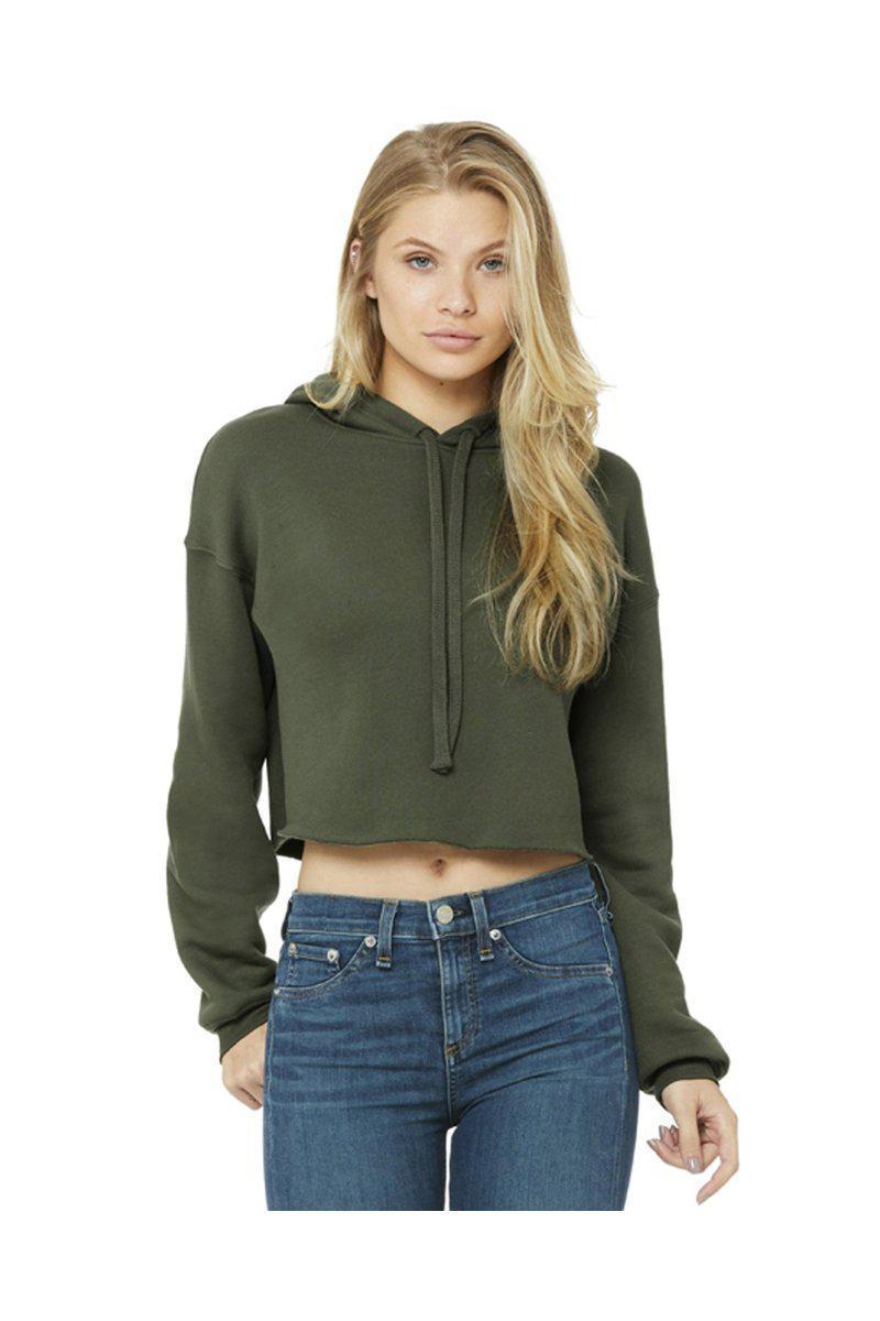 Bella Canvas Sweatshirts/Fleece Bella + Canvas B7502: Cropped Sweatshirt