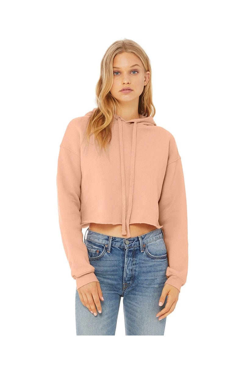 Bella Canvas Sweatshirts/Fleece Bella + Canvas B7502: Cropped Sweatshirt