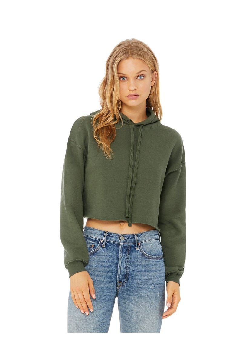 Bella Canvas Sweatshirts/Fleece Bella + Canvas B7502: Cropped Sweatshirt