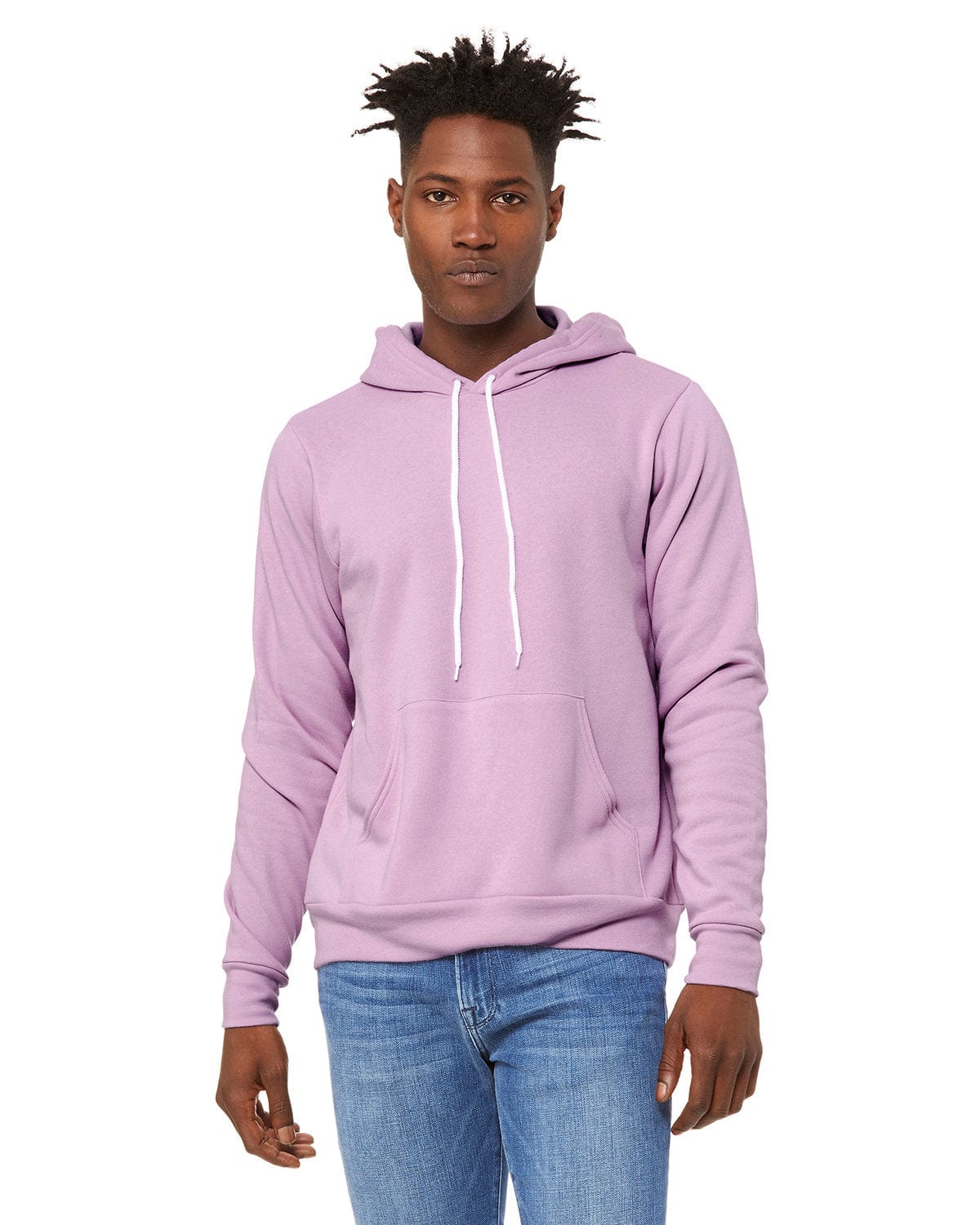 Bella Canvas Sweatshirts/Fleece XS / Lilac Bella+Canvas 3719: Unisex Sponge Fleece Pullover Hooded Sweatshirt
