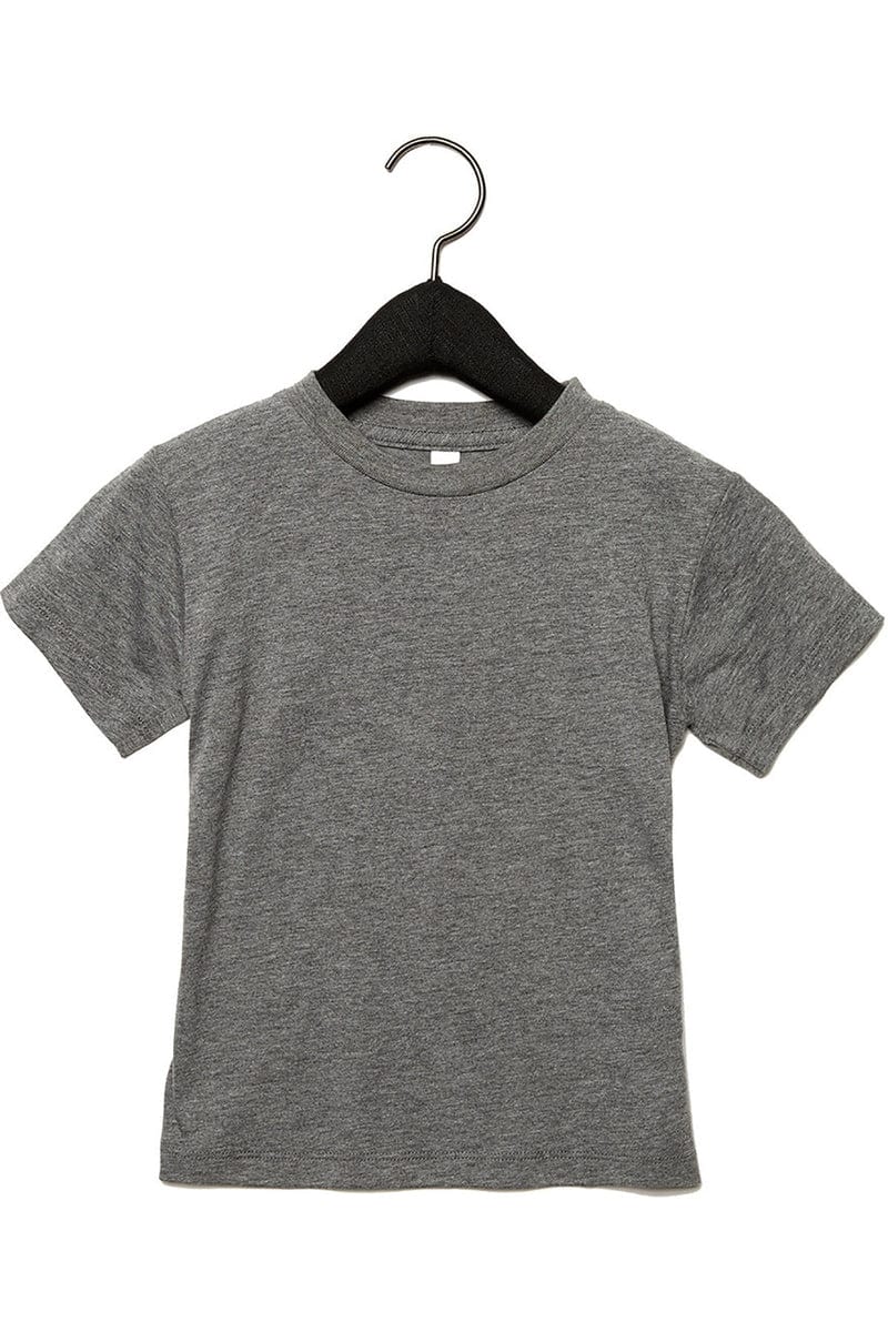 Bella Canvas T-Shirts 2T / Grey Triblend Bella+Canvas 3413T: Toddler Triblend T-Shirt