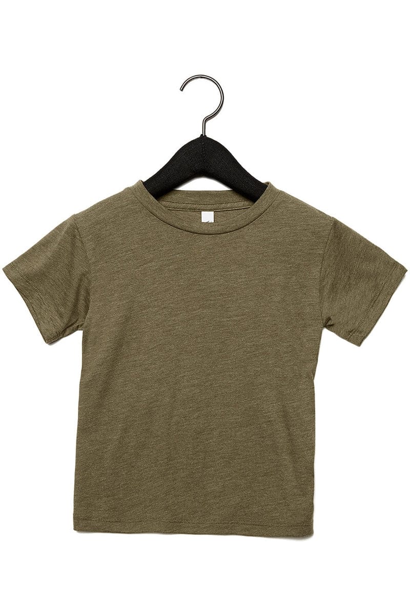 Bella Canvas T-Shirts 2T / Olive Triblend Bella+Canvas 3413T: Toddler Triblend T-Shirt